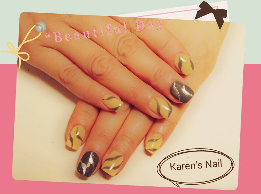 BeautifulD Karen's Nail,nail,finger,hand,orange,manicure