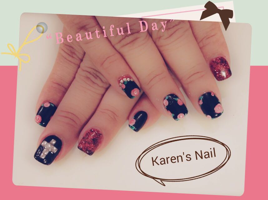 Beautiful Karen's Nail,nail,finger,hand,purple,nail care