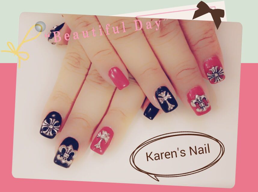 Karen's Nail,nail,finger,pink,hand,nail care