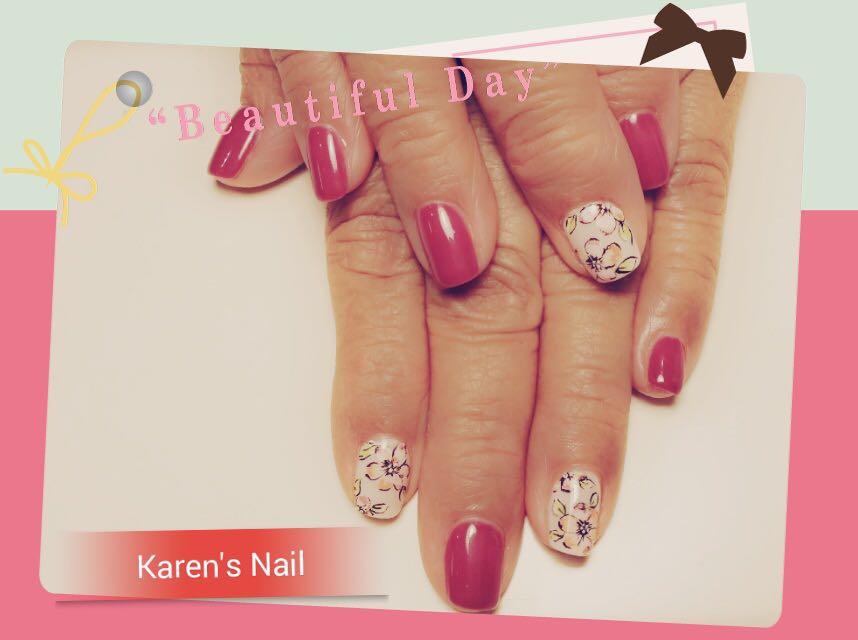utiful Karen's Nail,nail,finger,hand,manicure,nail care