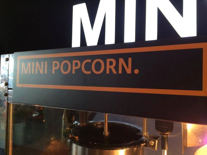 MINI POPCORN.,signage,