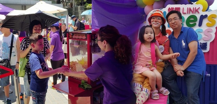 LINK eers,pink,purple,public space,fun,festival