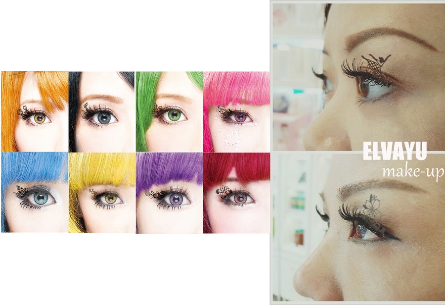 ELVAYU make-up,eyebrow,eyelash,nose,cheek,eye